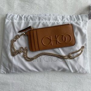 Brown Jimmy Choo lanyard